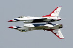 The lead solo is Thunder Bird number 5. He does all the inverted passes. Notice the number 5 on the aircraft is 