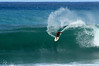 Surfer on a 15 foot wave - Hawaii's north shore